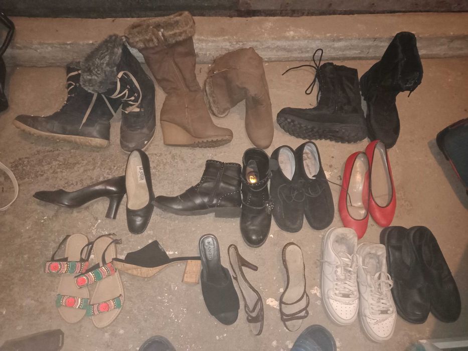 Lot incaltaminte ghete, pantofi si adidasi dama femei