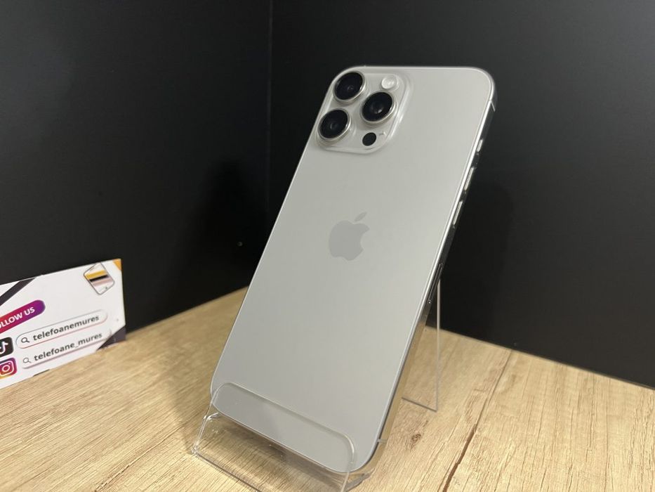 Iphone 16 Pro Max 256Gb Natural Titanium 3 ani garanție, Telefoane Mur