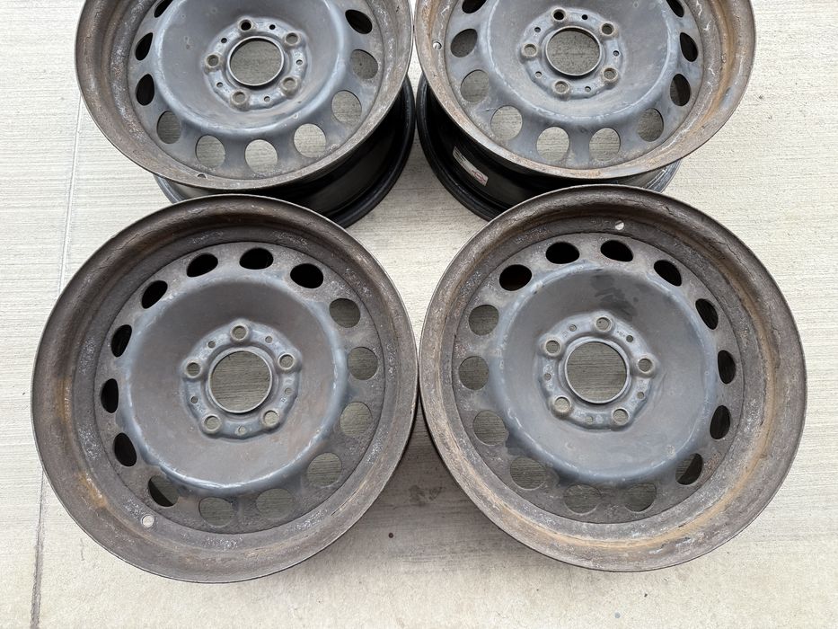 4бр. Железни 16” Джанти 5х120 за -BMW- 7Jx16EH2+,ET31 *100лв Комплект*