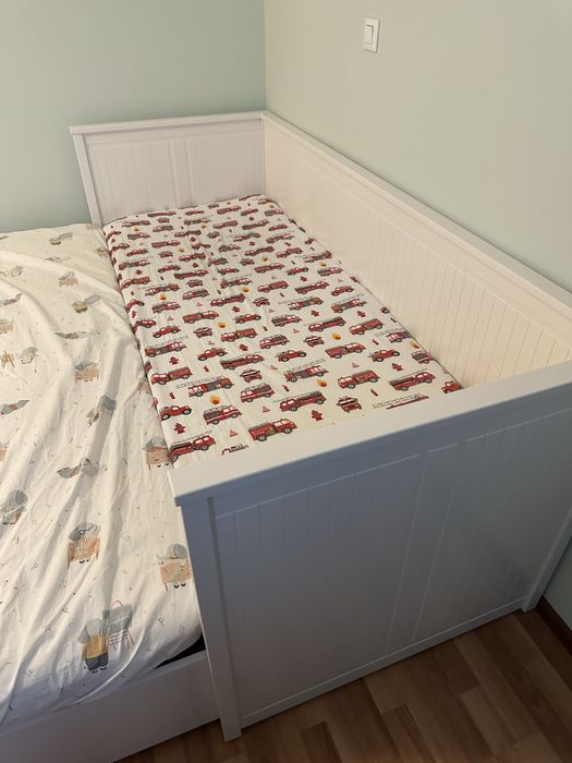Divan ikea pat extensibil + saltele 2m/1.60