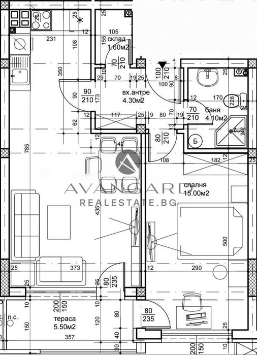 Продава се Двустаен апартамент в Пловдив, Христо Смирненски - 72 кв.м за 1278 €/кв.м - Снимка #8
