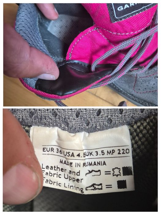 Ghete/bocanci trekking Garmont gore-tex 36