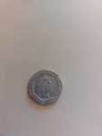Moneda rara " TWENTY PENCE" 2009 ELIZABETH a-2-a .D.G.REG.F.D. 2009