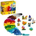 LEGO® Classic - Caramizi transparente creative 11013, 500 piese