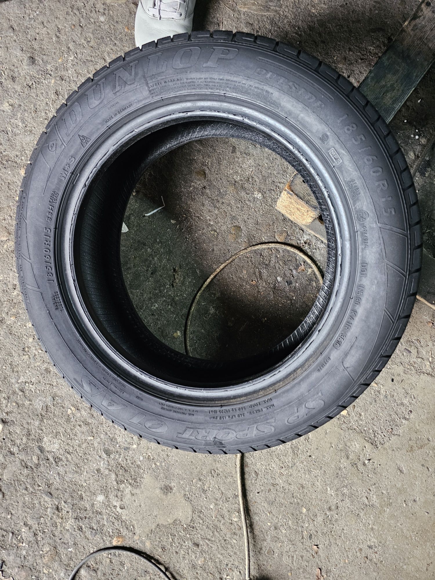 2 anvelope allseason 185 60 15 Dunlop 6.3mm