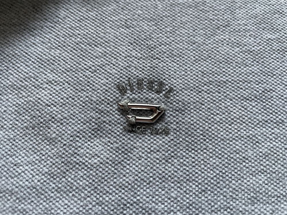 Diesel Grey Polo Tshirt XL
