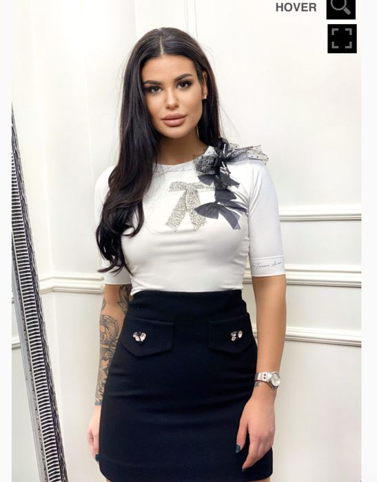 AVIN t-shirt с пандели , С размер