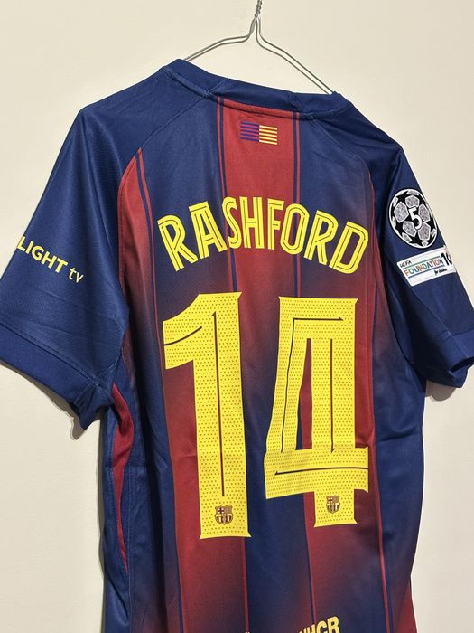 Тениска на FC Barcelona с името на Rashford - НОВА!