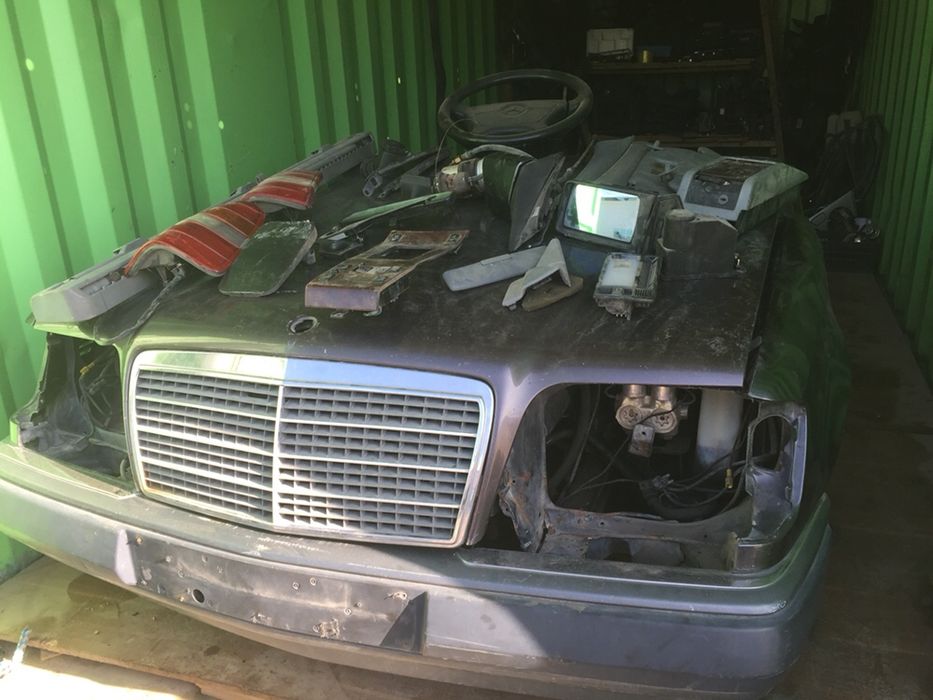 W124авторазбор мерседес контрактный двигатель акпп бу запчасть матор