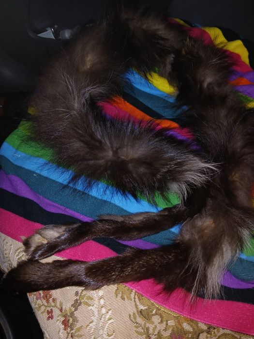 Vand guler din blana naturala de vulpe