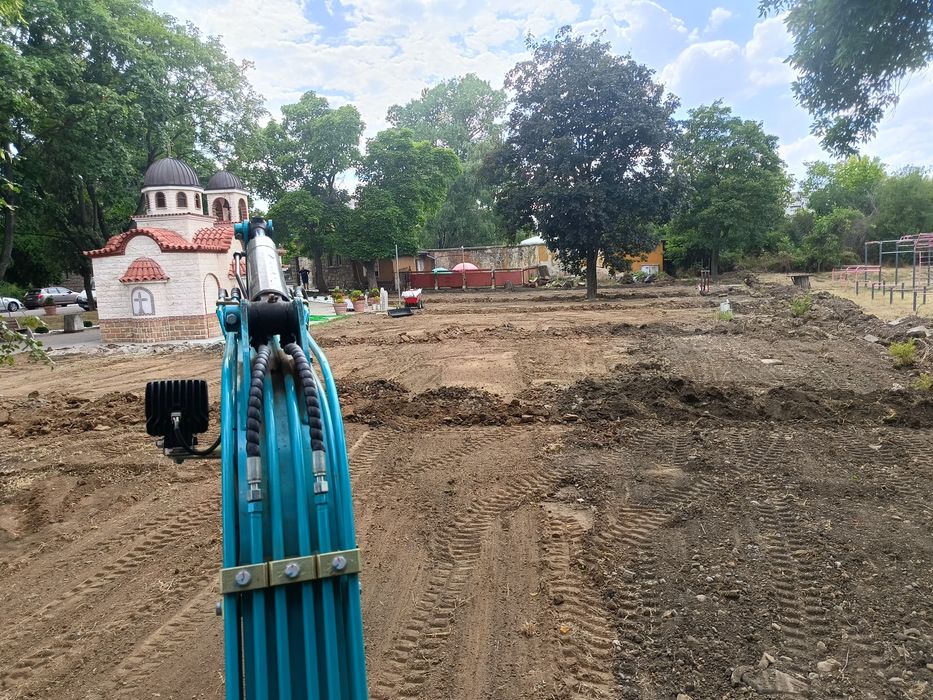 Услуги с мини багер