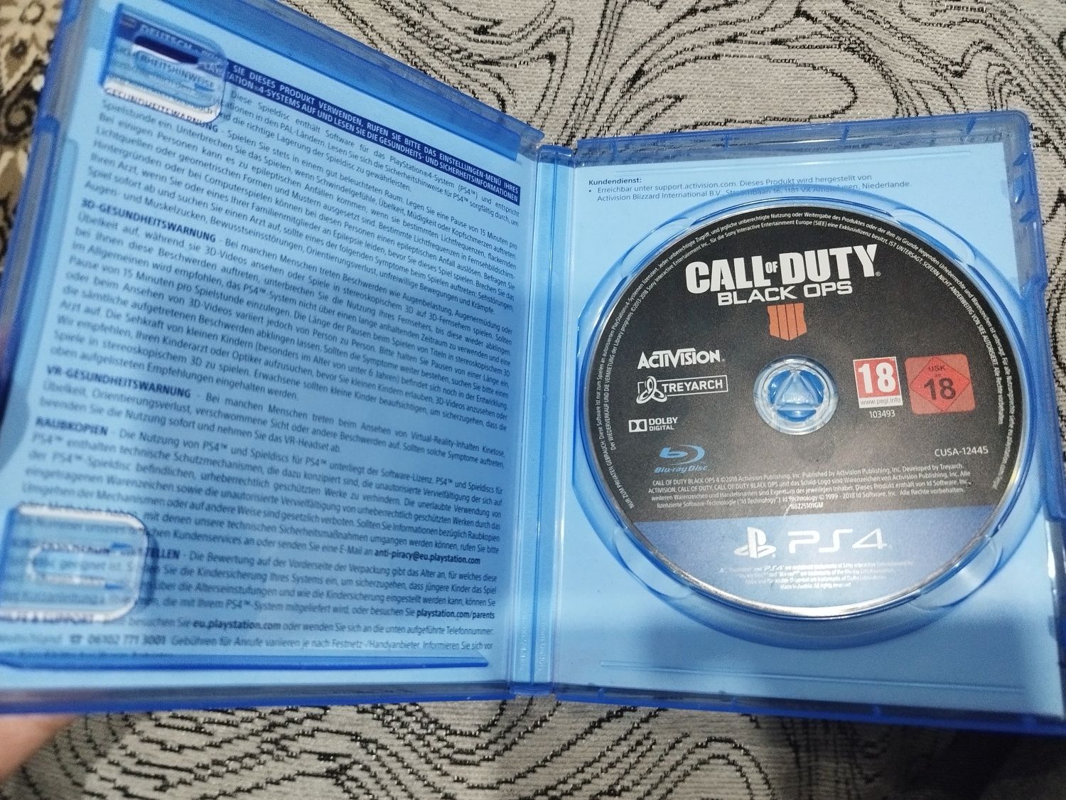 Продаю игру на Playstation 4 (Call of duty black ops 4)