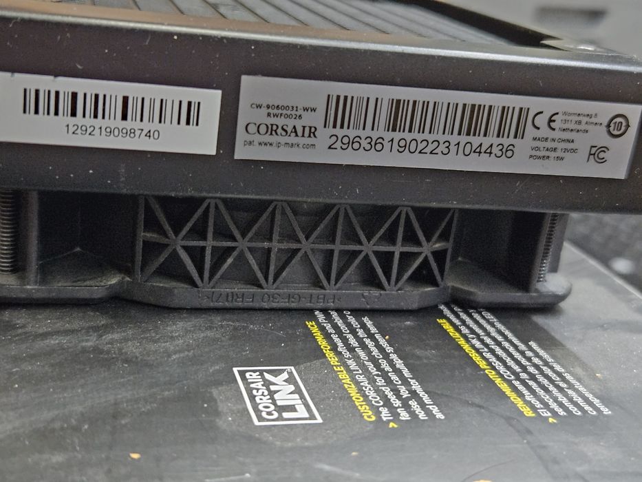 Defect Corsair h150i pro rgb liquid cooler