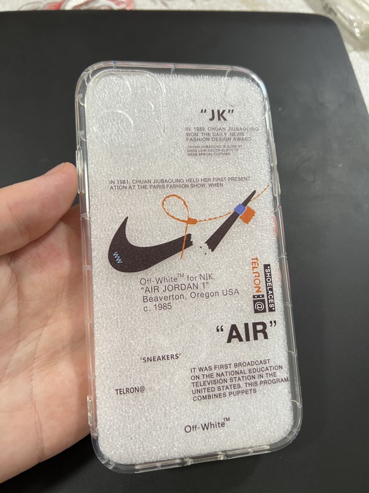 Vand husa iPhone X ( 10 ) , iPhone 11 Nike Air Off-White