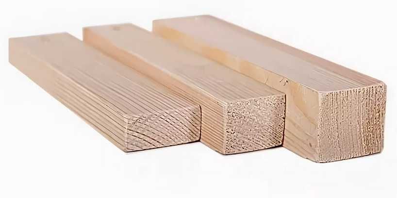 Сосновый брус, строганый 30х40х3000 мм ОПТИМА