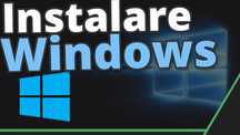 Instalare windows la domiciliu