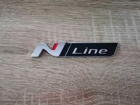 сребриста емблема Хюндай Ен лайн Hyundai N Line