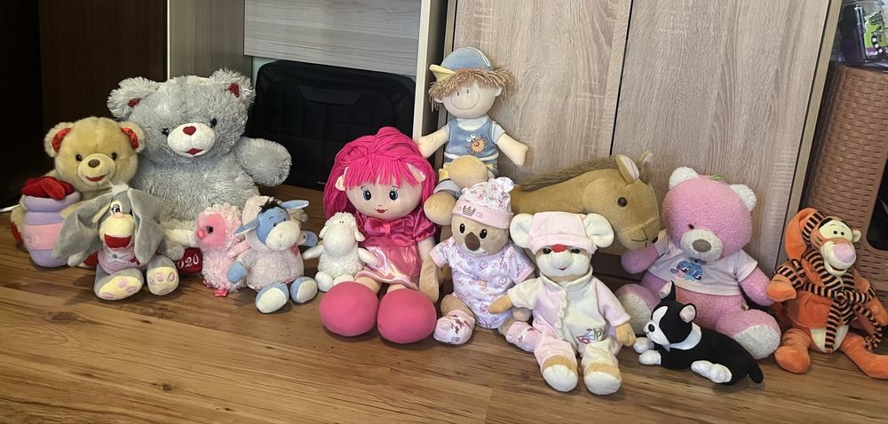 Лот от 14 бр плюшени играчки