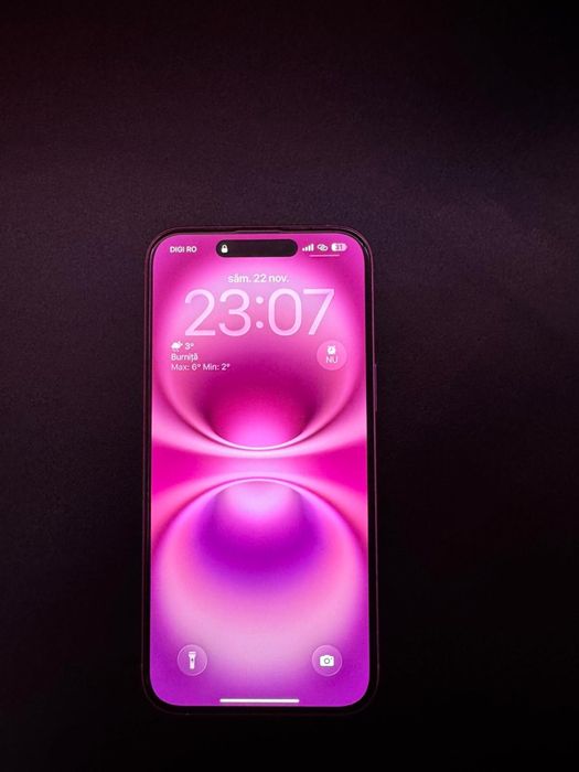 VAND IPHONE 16 PLUS ROZ 128 GB ca nou nouț
