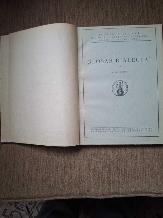 Petre Coman-Glosar dialectal,cu autogaraf autor,88pag.(vezi fisa)