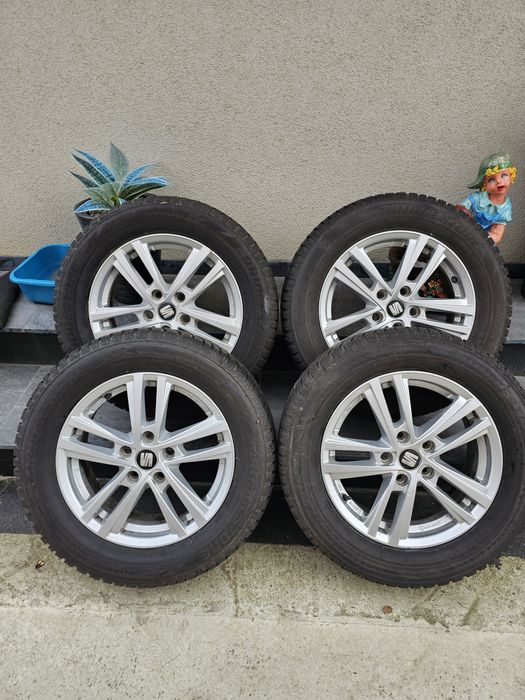 Jante originale Seat + Cauciucuri iarna 215 60 16