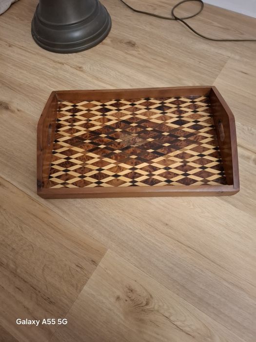 Accesoriu decorațiune vintage colectie lemn Maroc 1970