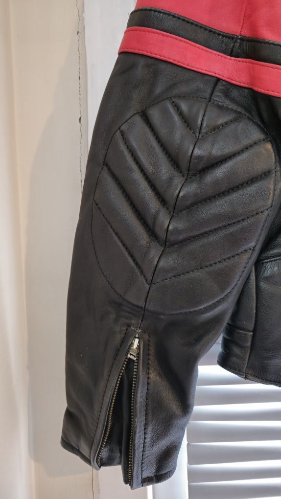 Винтидж кожено мото яке Vanucci moto