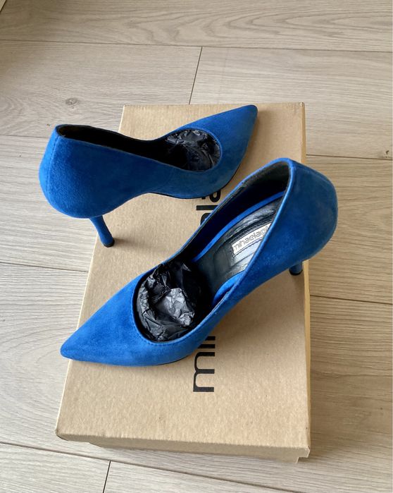 Pantofi stiletto Mihaela Glavan piele naturala, marimea 37