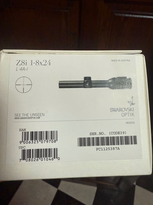 Оптика Swarovski Z8i 1-8