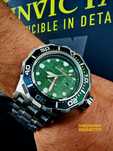 INVICTA Wave Green 52 mm, Инвикта нов ръчен часовник