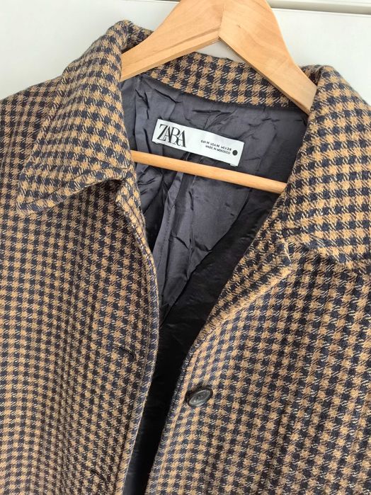 Palton pardesiu toamna, Zara, carouri