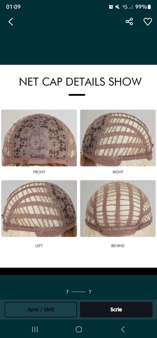 OFERTA!Peruca  blondă ,nouă ,deosebită