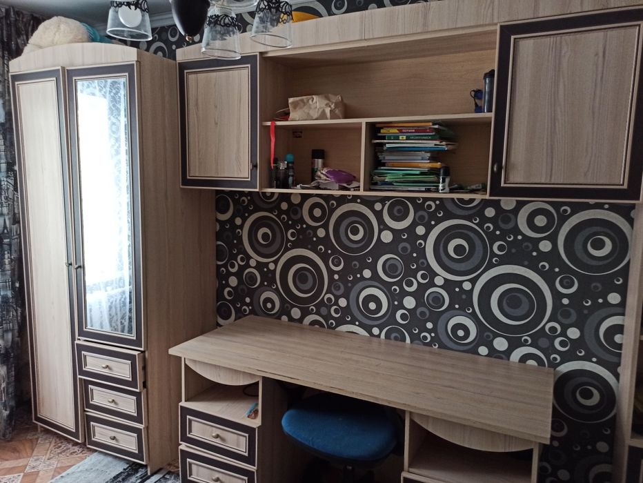 Стенка подростковая с кроватью