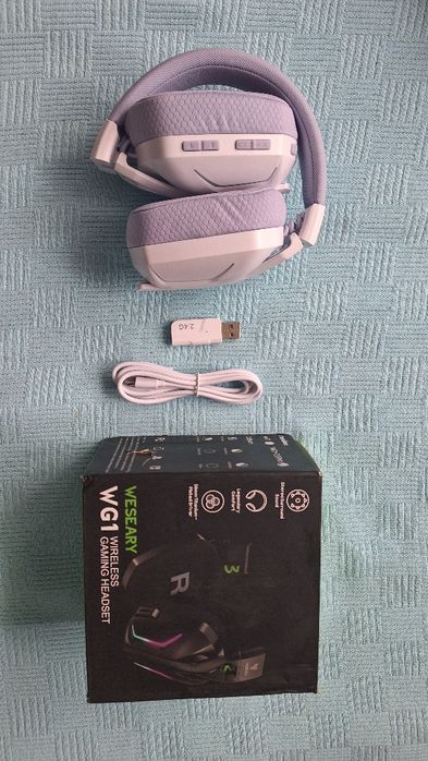 Casti gaming wireless Weseary WG1  noi