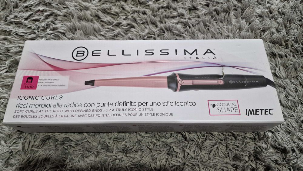 Fier de ondulat Bellissima Iconic Curls, acoperire ceramică