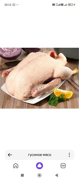 Гусиное мясо на заказ