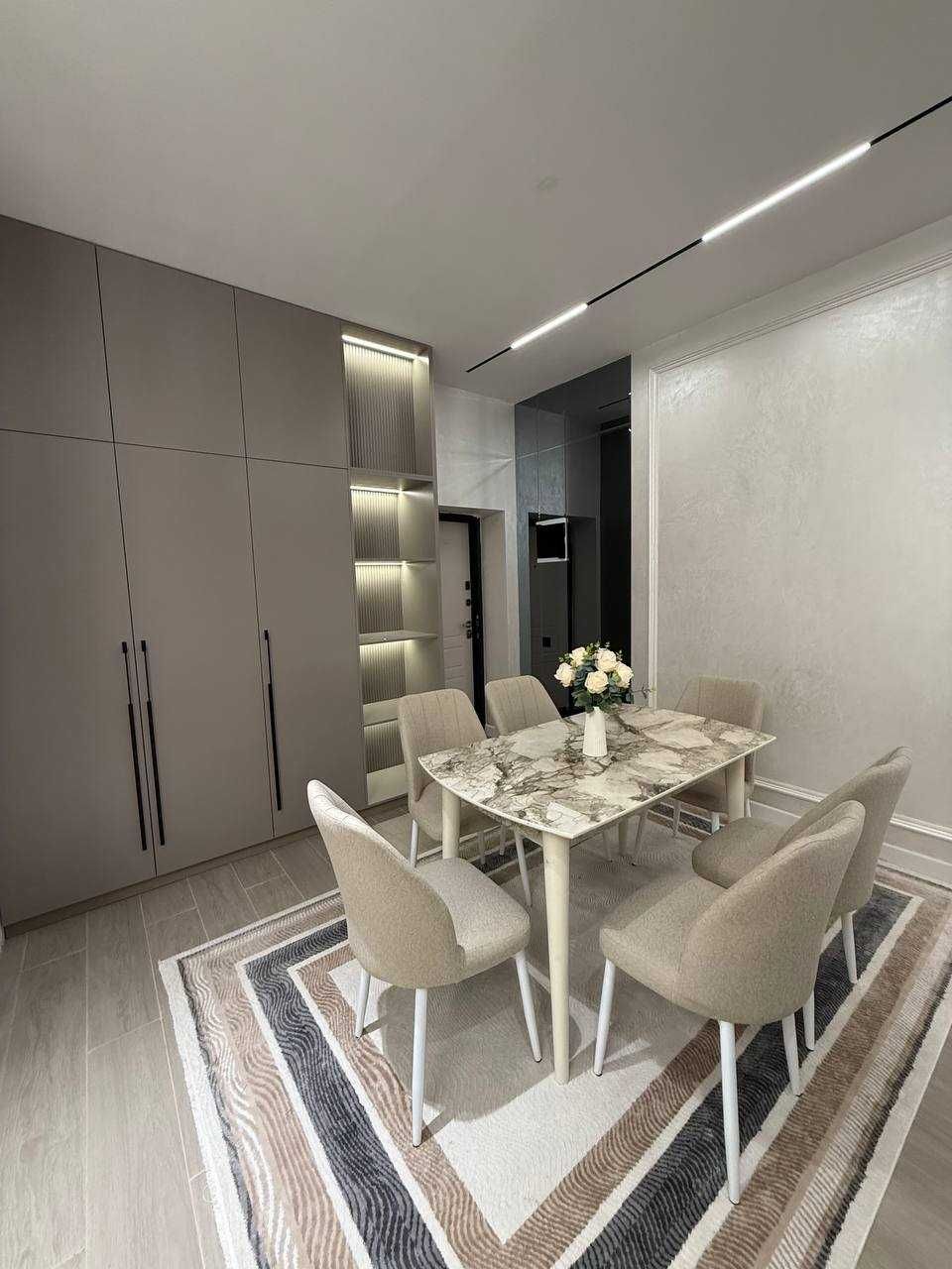 ЖК Parkent Avenue 4-комн 1/9 104 м² 2 с/у евроремонт меб/тех парковка
