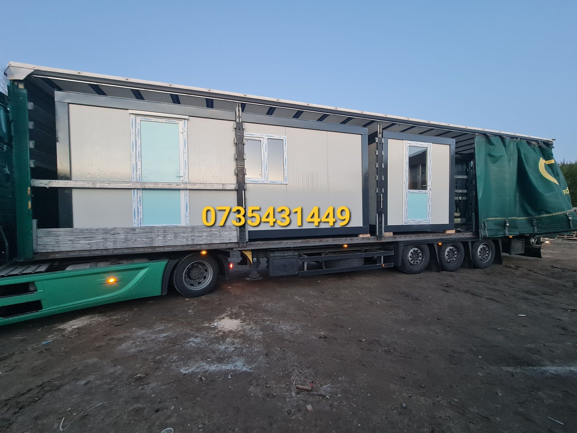 Vand container Birou  Vitrina Paza