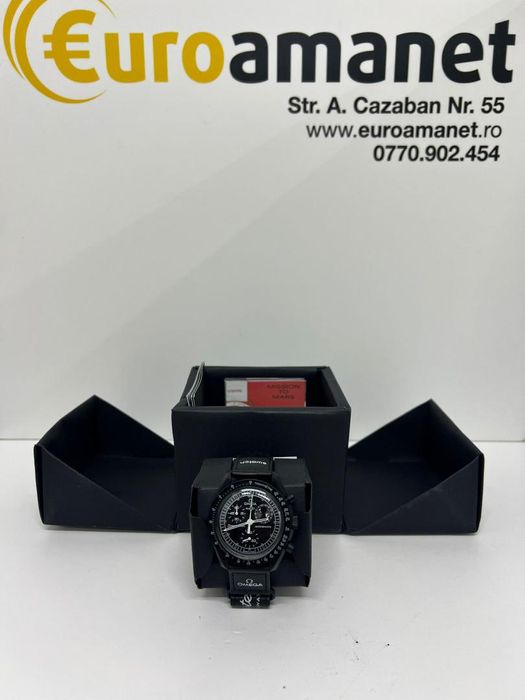 Omega Mission to the Moonphase Snoopy New Moon "Black" -I-