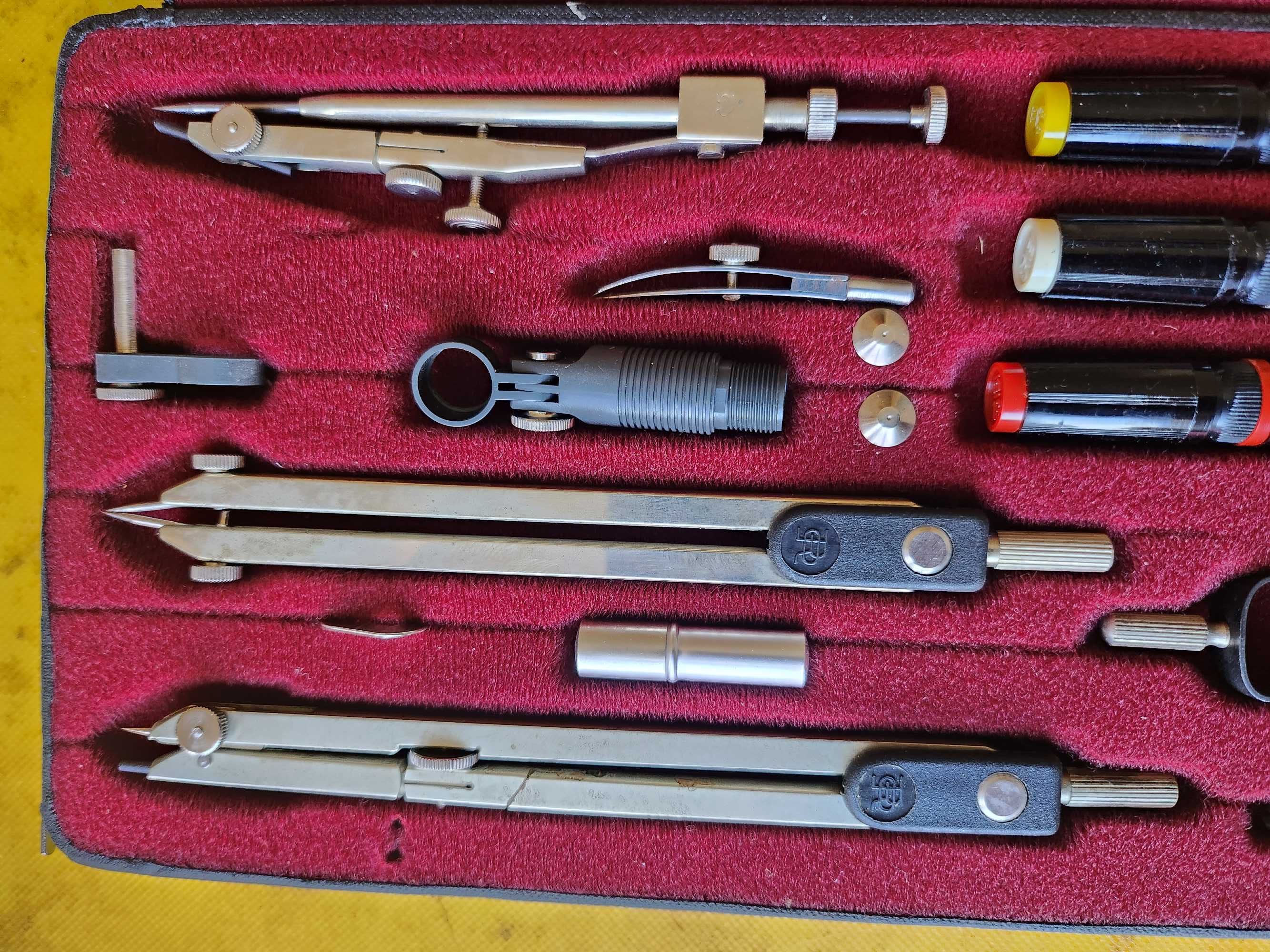 пергели Richter K7A, рапидографи Rotring Varioscript, к-т 4 пера, писа