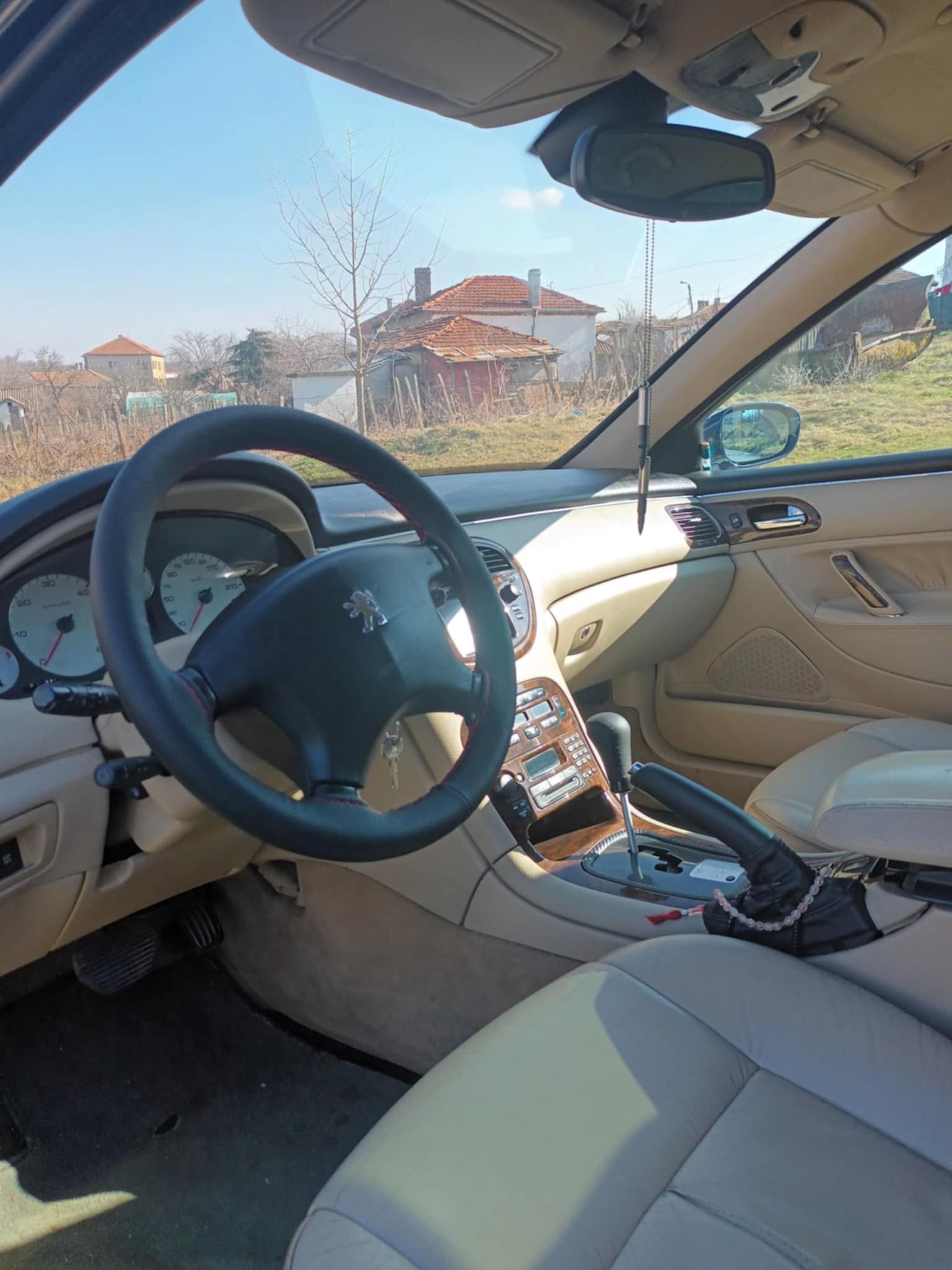 Peugeot 607 с кожен салон, възможен бартер.