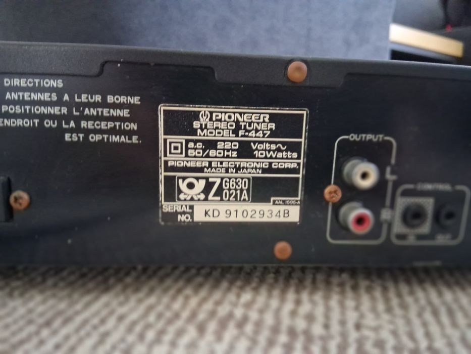Radio,tuner Pioneer F-447 Japan