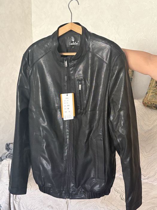 Новая кожаная куртка мужская