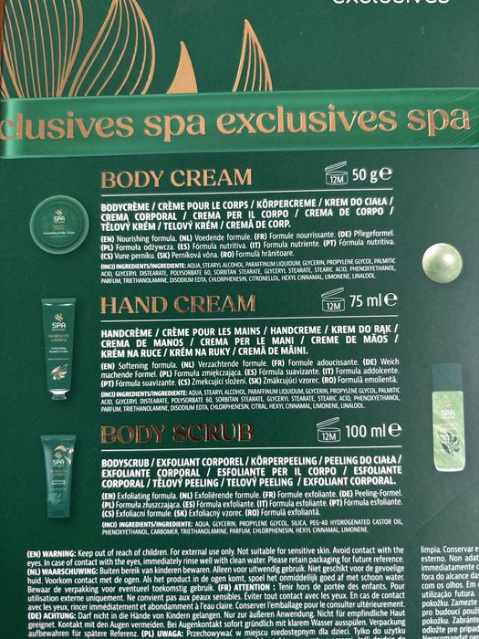 Set spa cadou - contine crema, gel de dus, bath bomb, scrub, crema mai