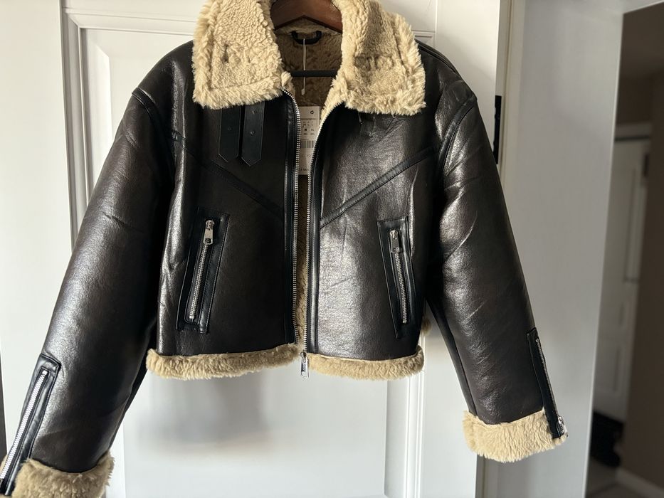 Дубленка новая размер M-L