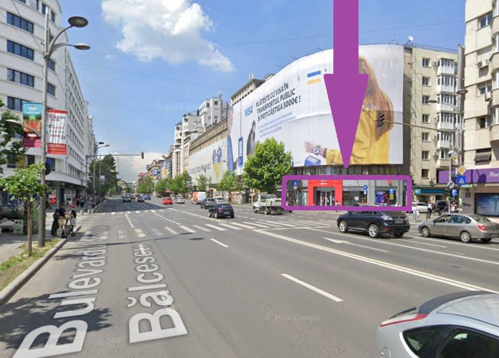 Spațiu comercial de închiriat Bd. Magheru, nr. 2–4, București