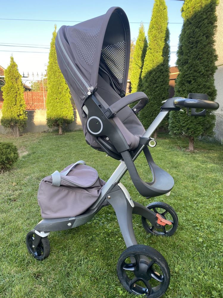 Cărucior stokke V5 si scoica stokke