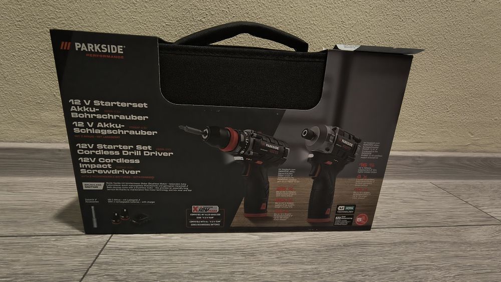 Parkside 12v perfomamce starter kit