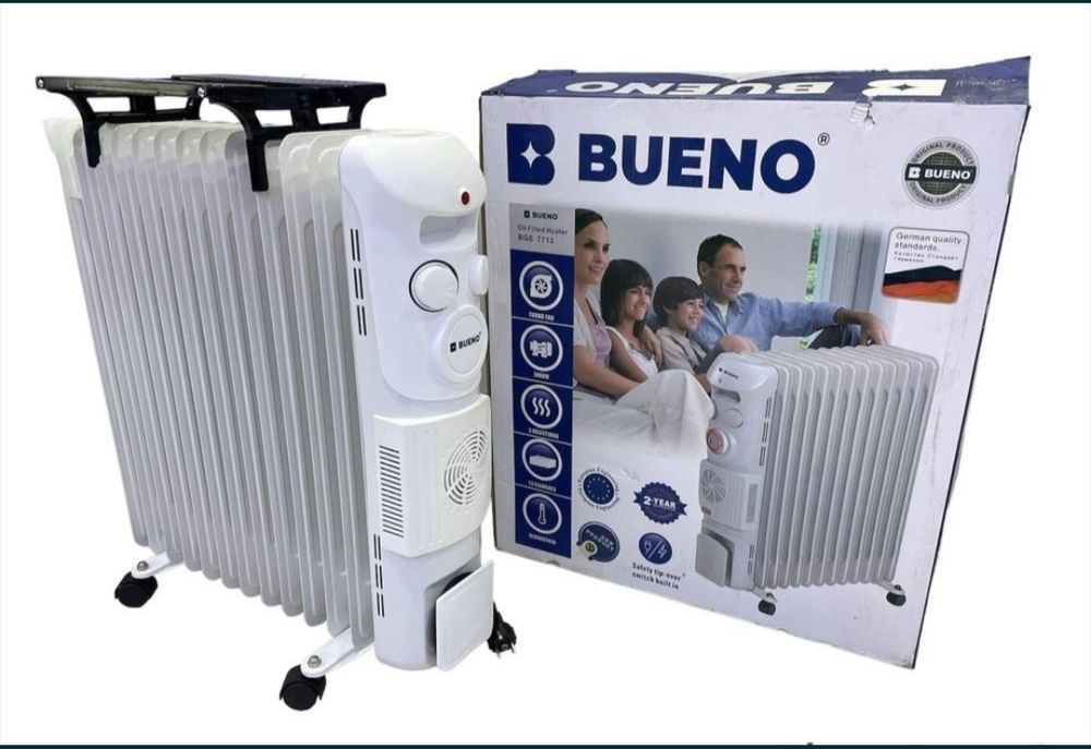 Масляный обогреватель BUENO скидка 40% со склада доставка бесплатно
