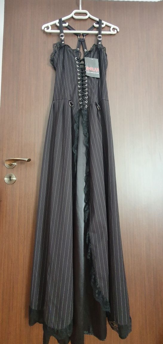 Rochie gotica Aderlass steampunk goth burleska